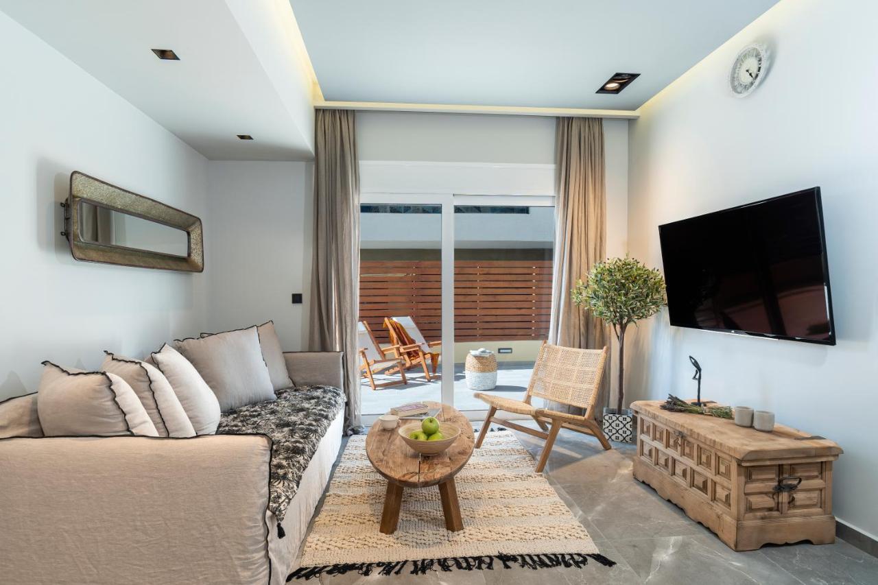 Elia & Anthos Deluxe Suites 依克希亚 外观 照片